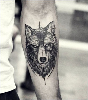 Wolf Tattoo Idea 